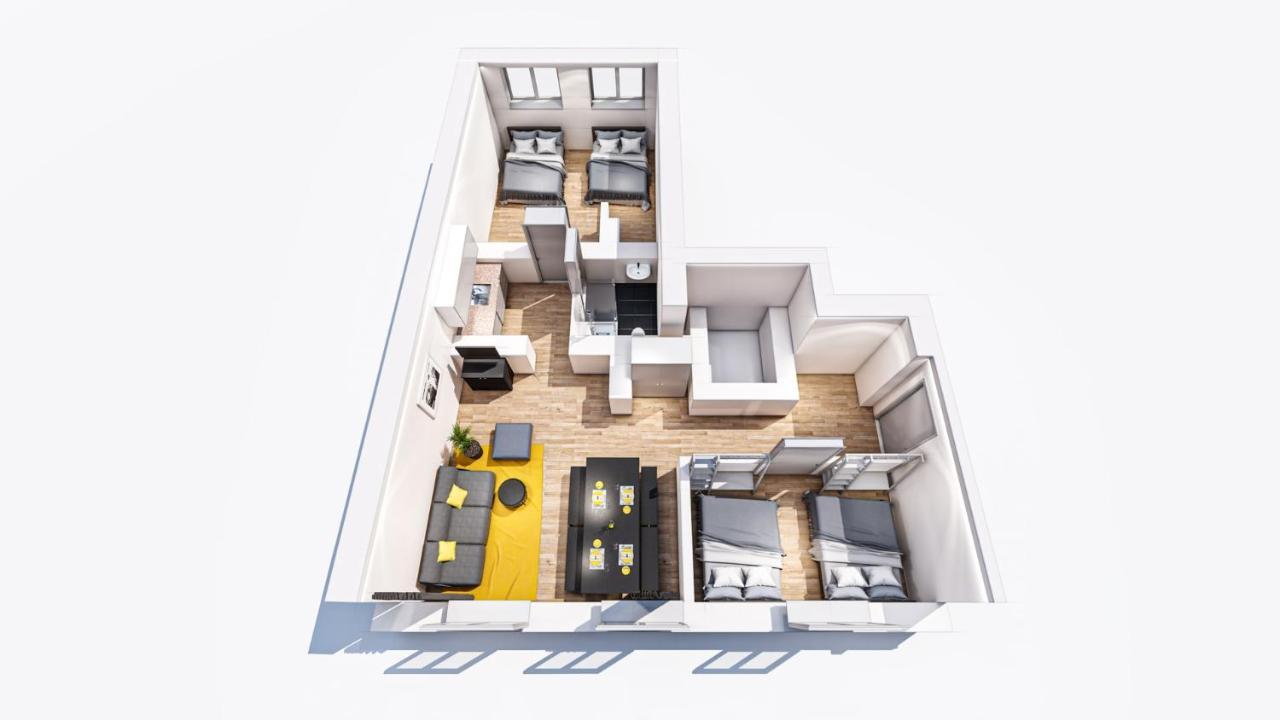 Marienplatz Apartment 2 Bedrooms Living Room Kitchen Munich Luaran gambar